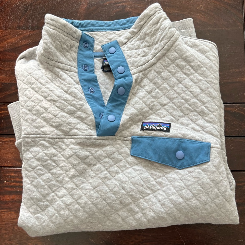 Women’s Patagonia Organic Cotton Quilt Snap-T® Pullover (Medium)